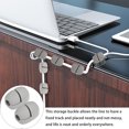 thumbnail image 1 of WRITWAA Cable Organizer Self-Adhesive Cord Clips Grey for Home Office 10Pcs, 1 of 5
