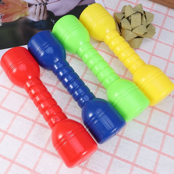 WRITWAA 10Pcs Ergonomic Plastic Dumbbells for Exercising Hand Eye Coordination with Assorted Colors