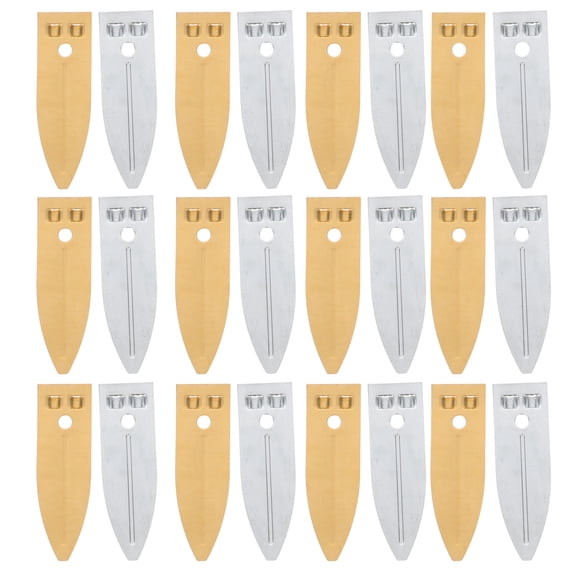WRITWAA 12Pairs Copper Zinc Electroplating Plates for Scientific Research Use