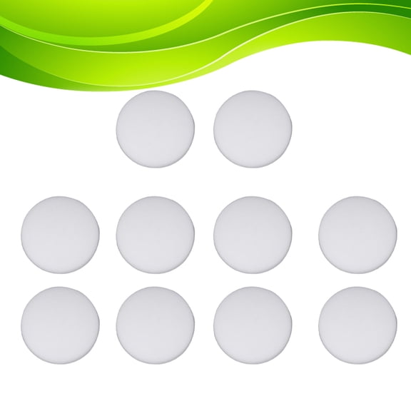 WRITWAA 12Pcs White Door Crash Pad with Adhesive Tape Noise Absorbing Wall Guard