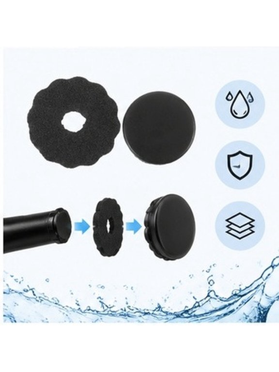 12 Sets Patio Umbrella Tip Caps End Stopper Replacement Parts