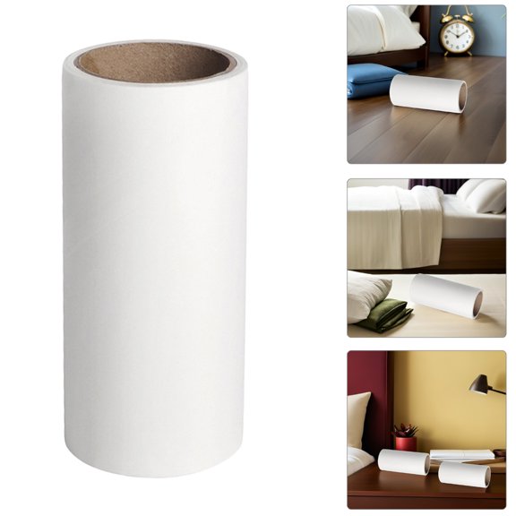 WRITWAA 12Pcs Durable Lint Roller for Clothes Pet Hair Cleaning Tool Lightweight White