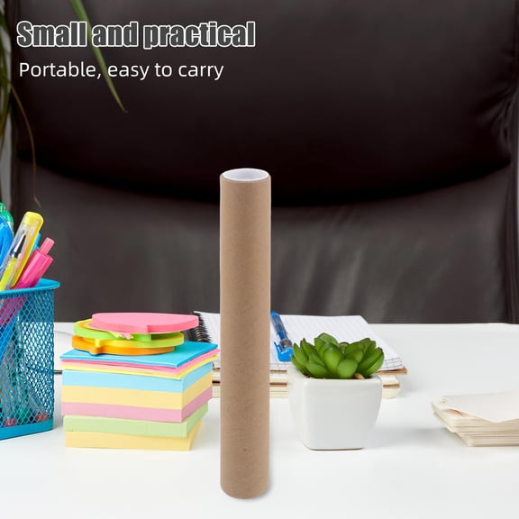 WRITWAA 12Pcs Poster Mailer Tubes with Caps Sturdy Kraft Paper Containers for Office Use