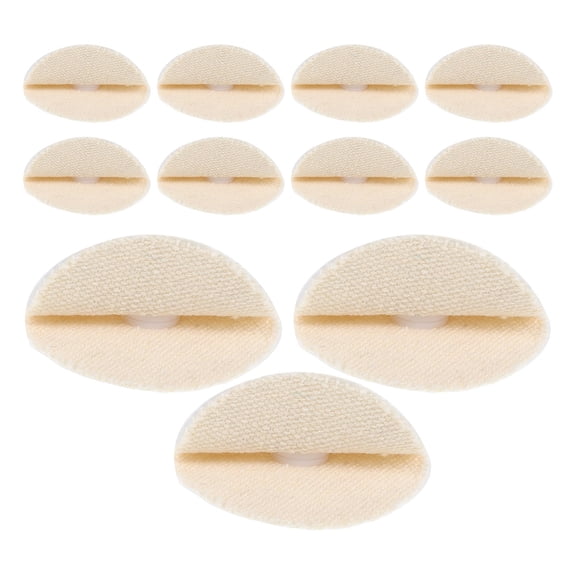 WRITWAA 12-Piece Cotton Quilt Cover Buckle Set in Beige, Fabric Fasteners for Bedroom Bedding and Home Use
