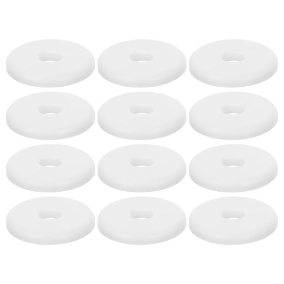 WRITWAA 12-Pcs Pipe Tube Decoration Abs White for Modern Look in Kitchen Renovation
