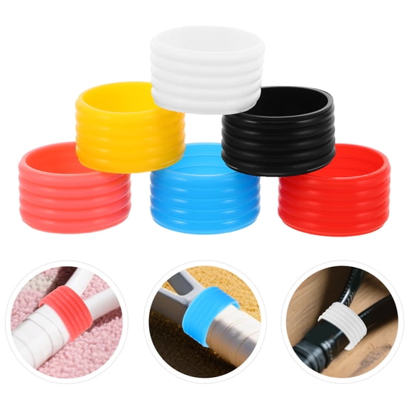 WRITWAA 12Pcs Tennis Racket Silicone Ring for Shock Absorption in Outdoor Training