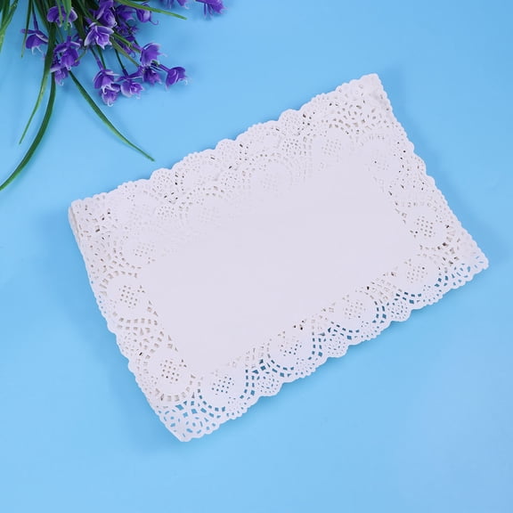 WRITWAA Lace Paper Doilies for Cake Decoration, Oil Absorbing, Multipurpose Use, Ideal for Baking, Parties, and Food Presentation
