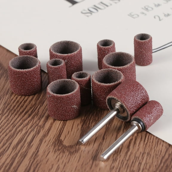 WRITWAA 14Pc Sanding Drill Bit Attachment for Rotary Tool Accessory Kit Home Use