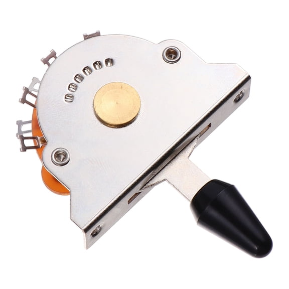 WRITWAA 1Pc Smooth Transition Black 5-Way Toggle Switch for Electric Guitar