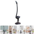 thumbnail image 1 of WRITWAA Flamingo Kitchen Paper Towel Holder with Non- Base, Black Metal Roll Rack for Home Storage and Organization, 1 of 8