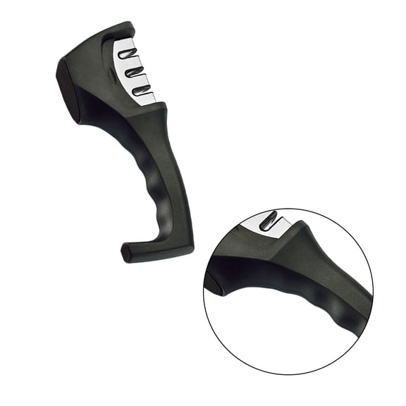 WRITWAA 1-Pack Sharpening Guide Tool for Grindstone and Cutlery Sharpeners, Black, Perfect for Kitchen and Restaurant Use
