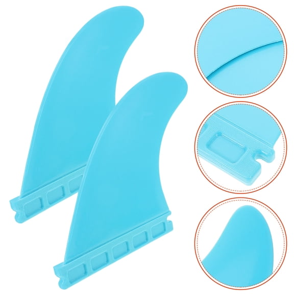 WRITWAA 1Pair Blue Surfboard Fin Paddleboard Replacement Stabilizer for Tight Arc Turns and Hold