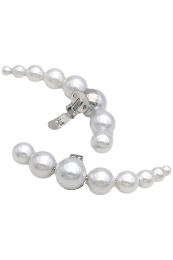 1 Pair White Shoe Clips for Womens Pumps and Boots, Removable Stylish Decorative Accessories for Footwear