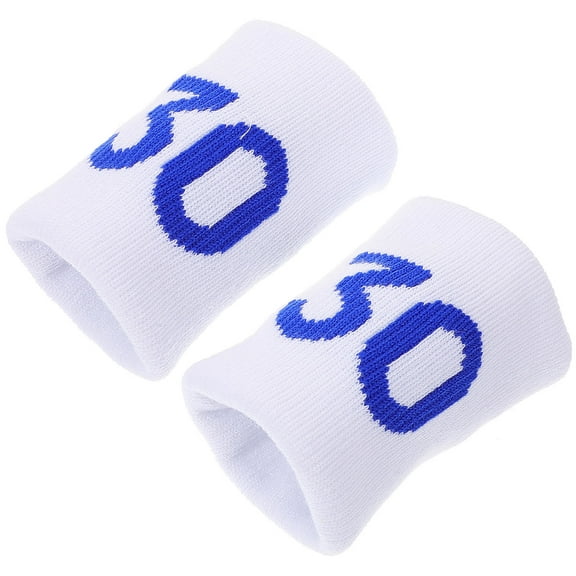 WRITWAA Breathable Sports Wrist Brace for Workout Protection Elastic Polyester White 1Pair