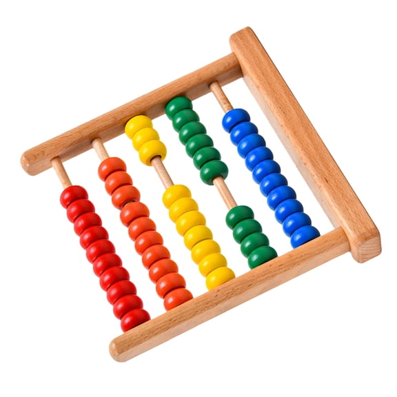 WRITWAA 1Pc Counting Teaching Aid Wooden Abacus for Arithmetic and Logic Practice