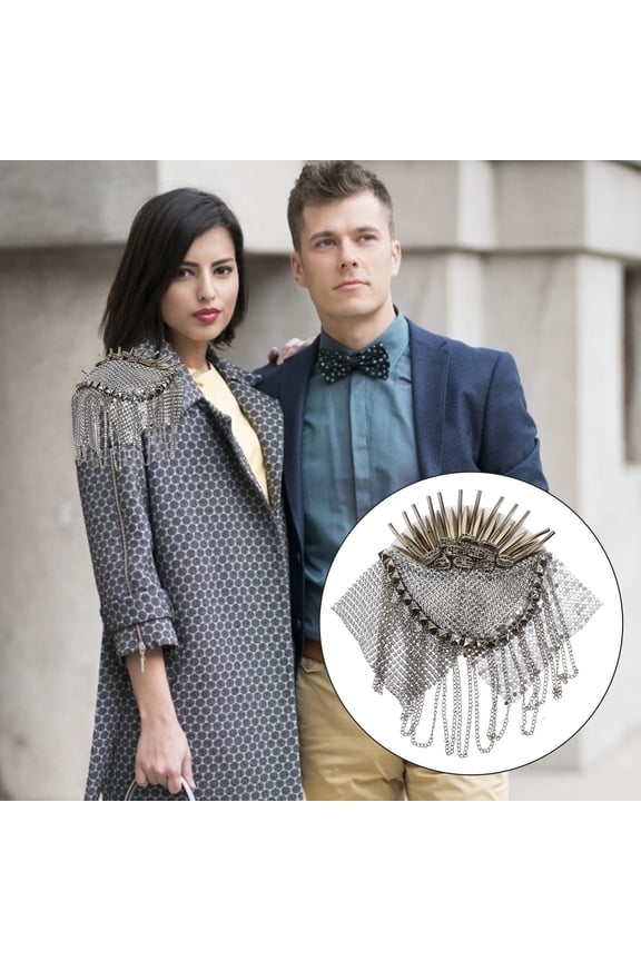 1Pc Durable Shoulder Board Epaulet Brooch for Decorative Use
