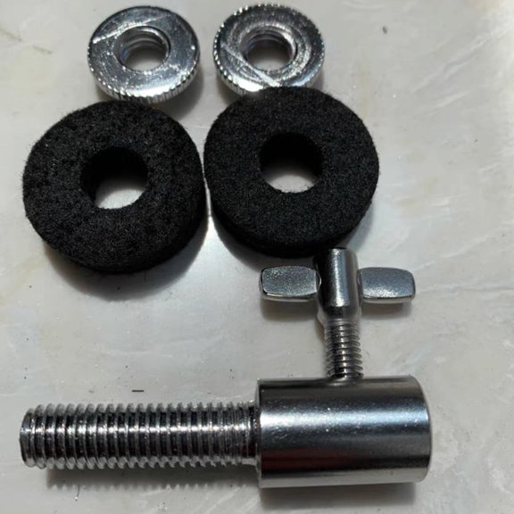 WRITWAA Hat Clutch Drum Part, 1Pc Plated Alloy Hat Stand, Quick Setup and Easy to Use