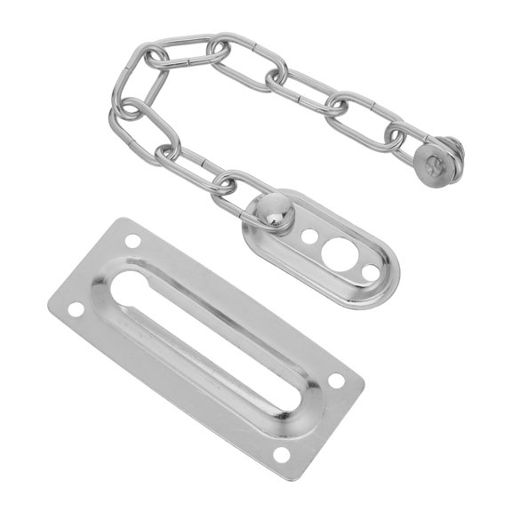 WRITWAA 1Pc Iron Door Chain Lock for Swing Doors with Ventilation and Security Features