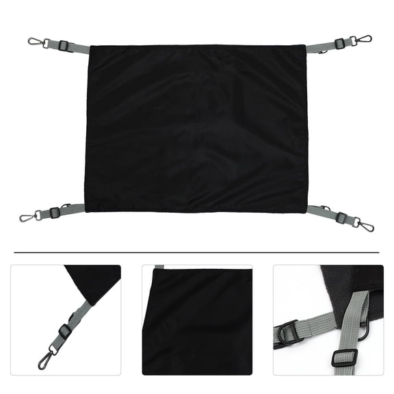 WRITWAA 1Pc Durable Cat Swing Nest Breathable Black Pet Hanging Bed