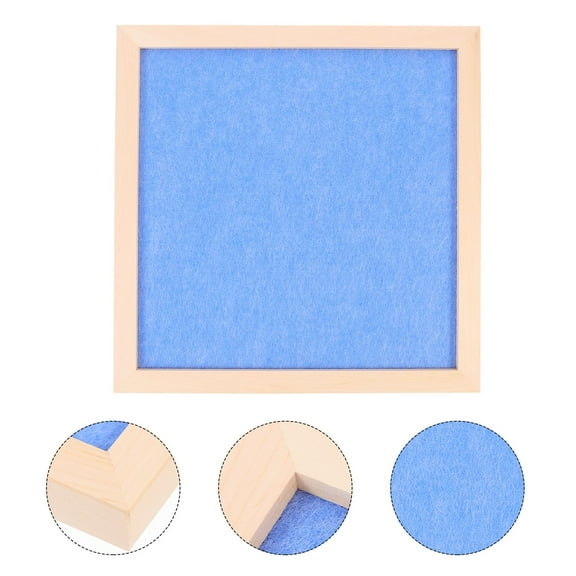 WRITWAA Felt Photo Wall Board Bulletin Board for Home Office Classroom Learning and Organization