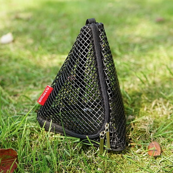 WRITWAA Foldable Black Outdoor Drying Net with Breathable Mesh for Plants, Fish, Clothes, and Hanging Storage Solutions
