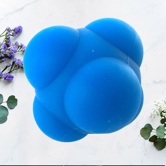 WRITWAA Hexagonal Silicone Reaction Training Sphere for Agility and Sports Training, and Portable Fitness Toy