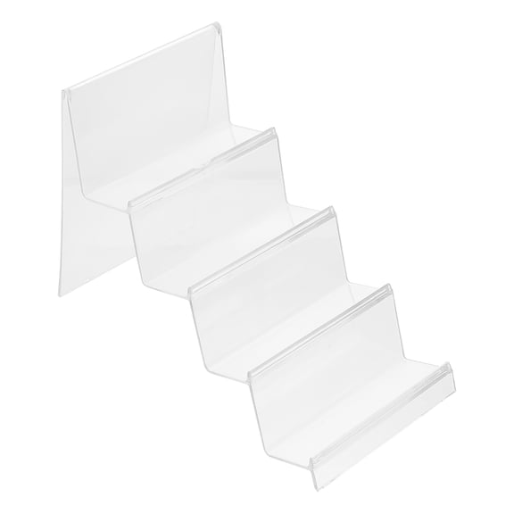 WRITWAA Shop Display Rack Wallet Display Shelf Multi Layer Storage Transparent Acrylic 1Pack Home Owners