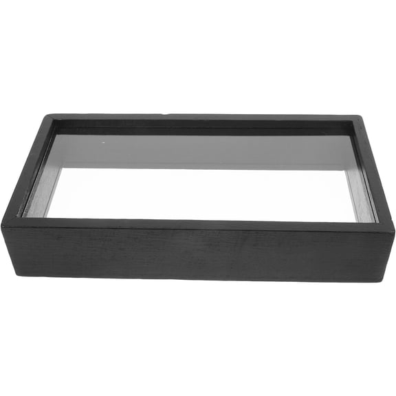 WRITWAA 1Set Black Acrylic Floating Case for Artwork Frame 10.22x5.07x2.12in
