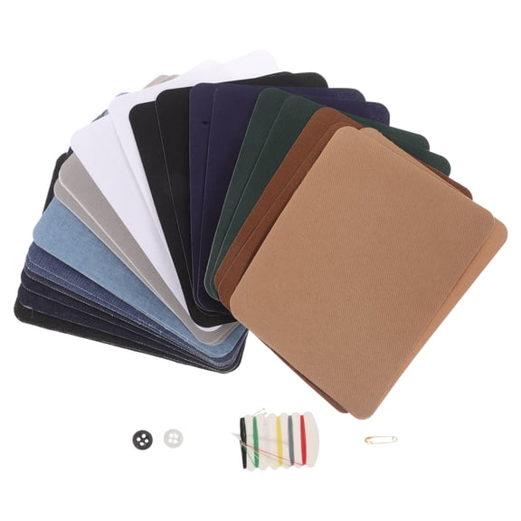 WRITWAA Iron on Fabric Patches for Clothes Assorted Color Multipurpose Use 1Set