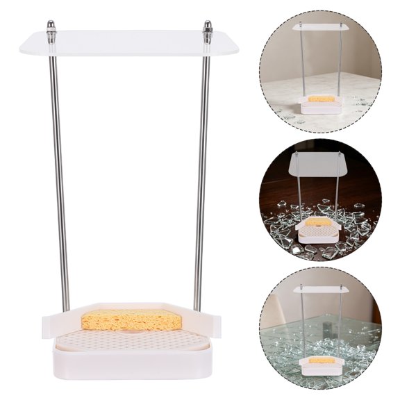 WRITWAA 1Set Easy Install Bench Grinder Splash Shield with Water Tray for Spark and Debris Containment