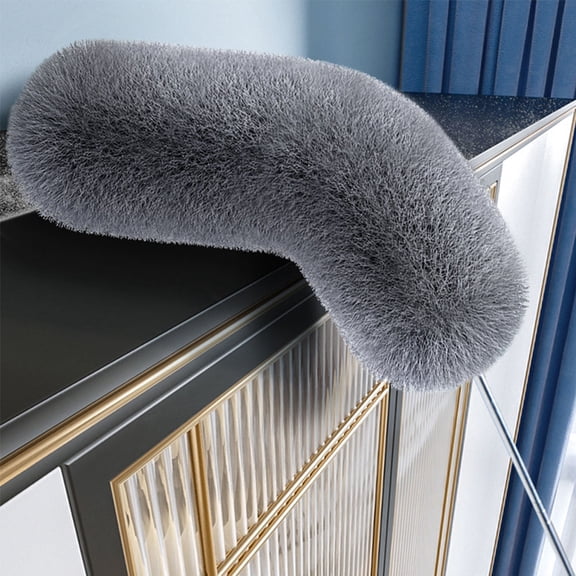 WRITWAA 1Set Reusable Grey Handheld Duster for Household Dusting Ceiling Fans and Appliances