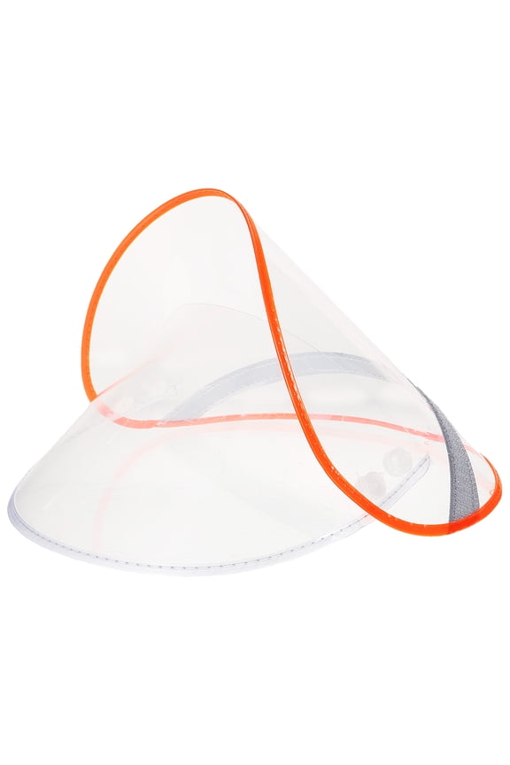 1Set Replaceable Hat Brim for Raincoat Transparent Plastic Waterproof and UV Shield for Men and Women