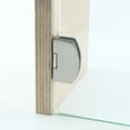 thumbnail image 1 of WRITWAA Heavy Duty Glass Shelf Support Clamps, 1 Set Load-Bearing Brackets for Home, Office, and Display Shelves, 1 of 8