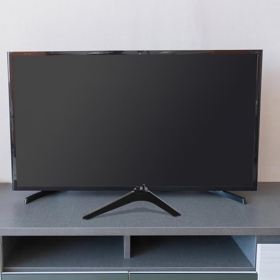 WRITWAA 1Set Stable Black TV Stand Base Legs Compatible with Hisense 43 Inch Flat Screen TV