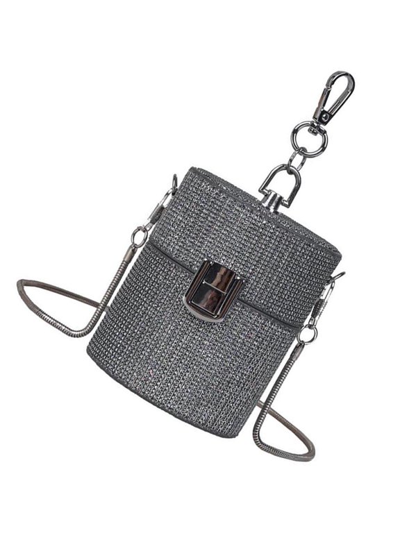 Small Shoulder Purse for Women, 1pc Portable ABS Storage Bag, Lightweight Handbag for Travel and Daily Use