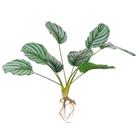 WRITWAA Decorative Green Plastic Round Leaves, 1 Piece for Home and Event Decoration