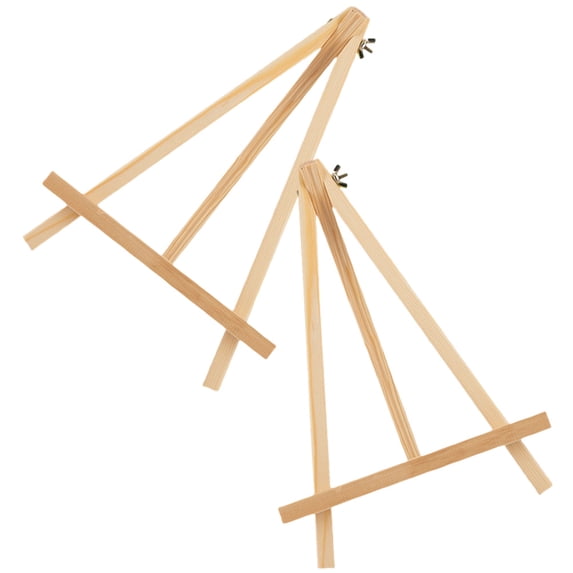 WRITWAA 2 Pcs Green Wood Desktop Drawing Rack Easel Stand for Pictures ...