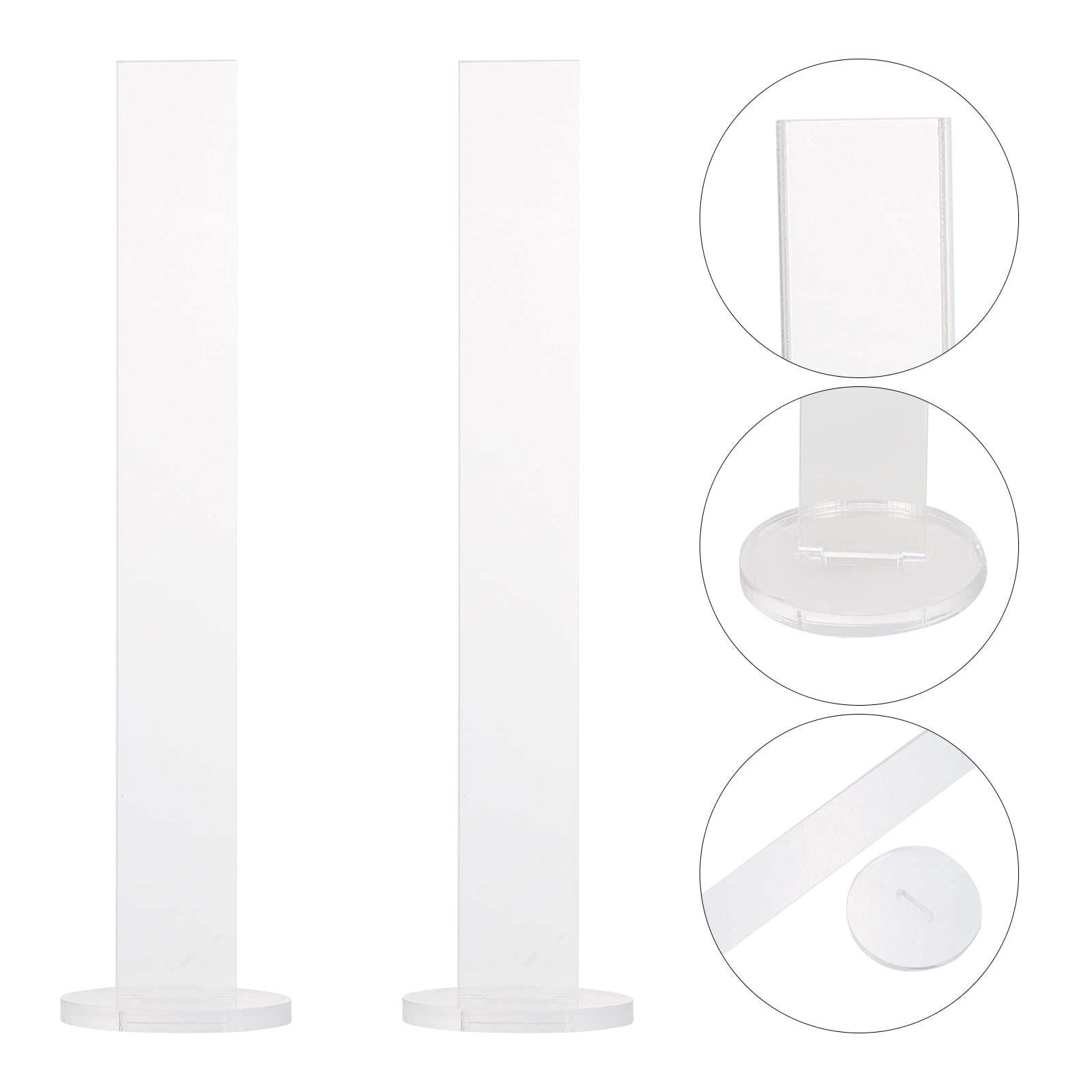 WRITWAA 2 Sets Acrylic Display Racks Adhesive Tape Holder Simple Design ...