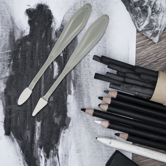 WRITWAA 2 Sets Drawing Blender For Sketching Simple Structure Sponge Blending Accessories Back to School