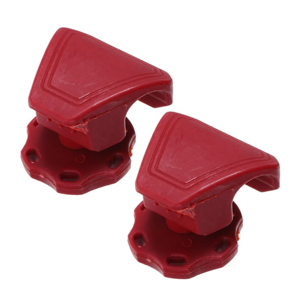 WRITWAA 2Sets Red Football Visor Attachment Clips Made of Nylon for Secure Fit
