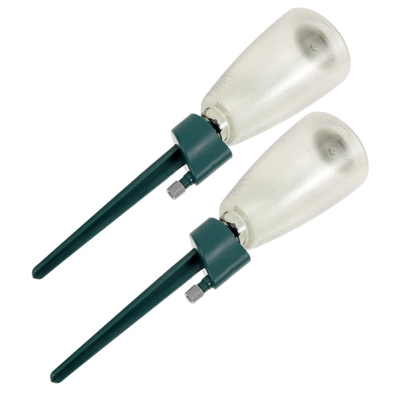 WRITWAA 2 Sets Automatic Water Dripper for Plants, Hanging Basket Irrigation Device, Green Plastic Plant Watering System