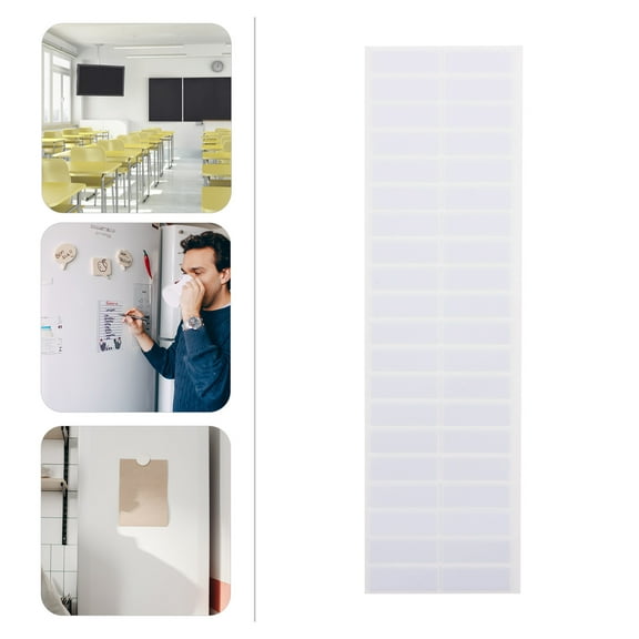 WRITWAA 200 Pcs White Double-Sided Adhesive Dots for Crafts, Office, School, and Home Use