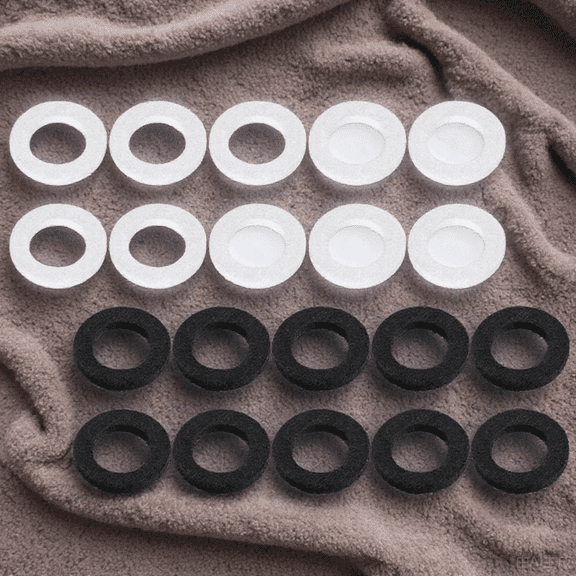 WRITWAA 20Pcs Assorted Color Wind Instrument Trumpet Key Pads Valves Caps Replacement Accessories Durable