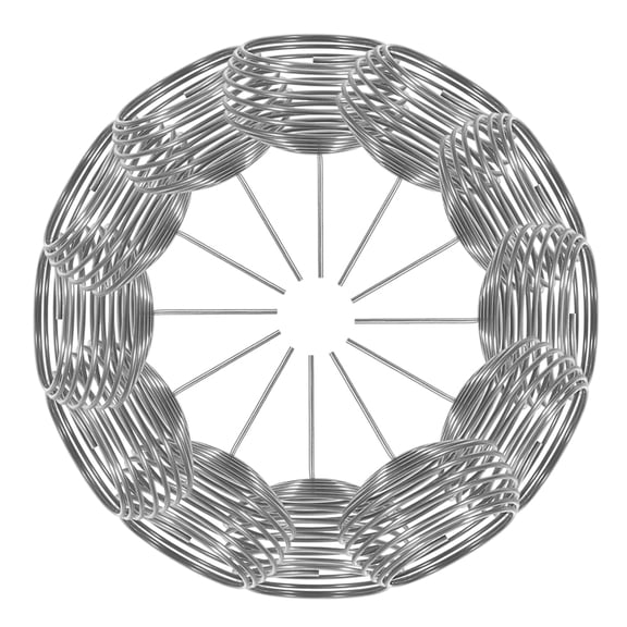 WRITWAA 20Pcs Stainless Steel Fertilization Basket for Orchids and Indoor Plants