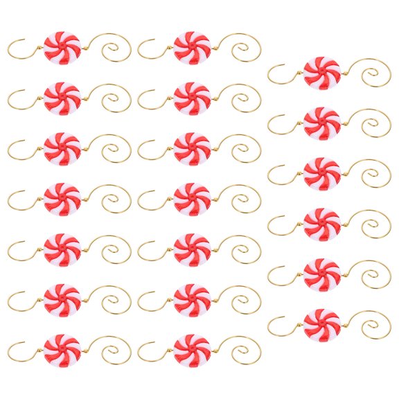 WRITWAA Decorative Xmas Hooks Sturdy Iron PP for Small and Lanterns on Trees
