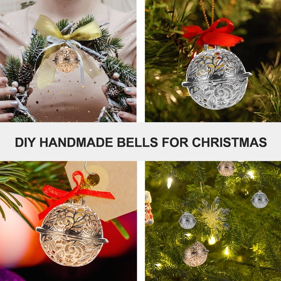WRITWAA 20pcs Craft Bells for Holiday and Party Decorations, Craft Supplies, Fun for Kids and Adults