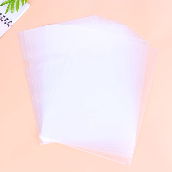 WRITWAA Envelope Folder Document Folder Plastic White 20pcs