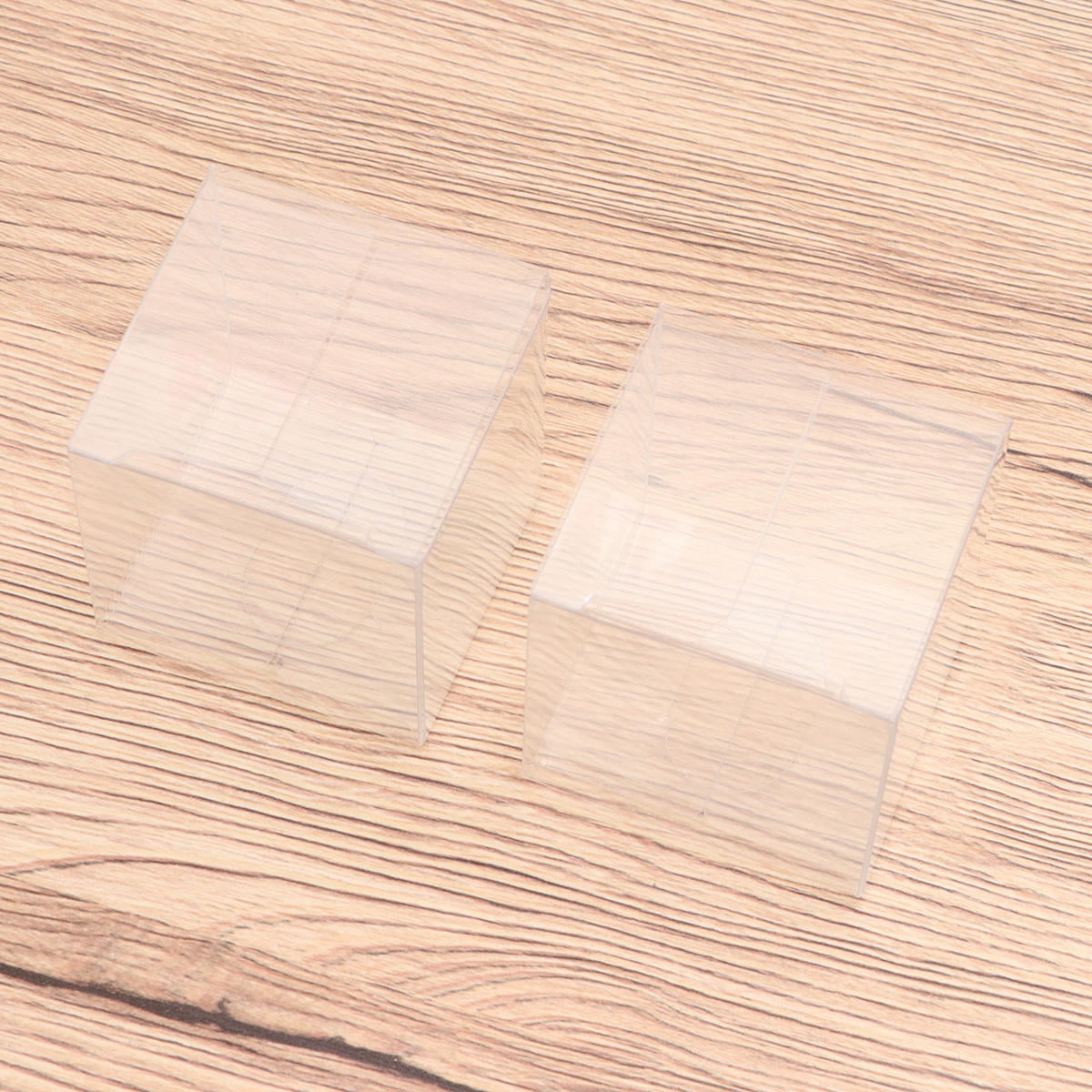 WRITWAA 20pcs Transparent Plastic Boxes PVC Party Favor Containers for ...