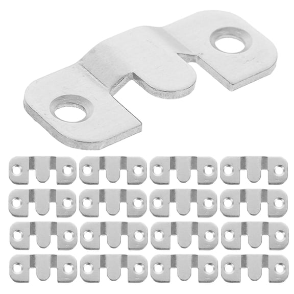 WRITWAA 24-Piece Metal Picture Hanging Kit with Keyhole Plates, Screws, and Wall Mount Hardware for Secure Decor Installation