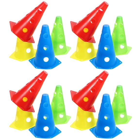 WRITWAA Pe Training Cones Assorted Color for Football and Soccer Drills
